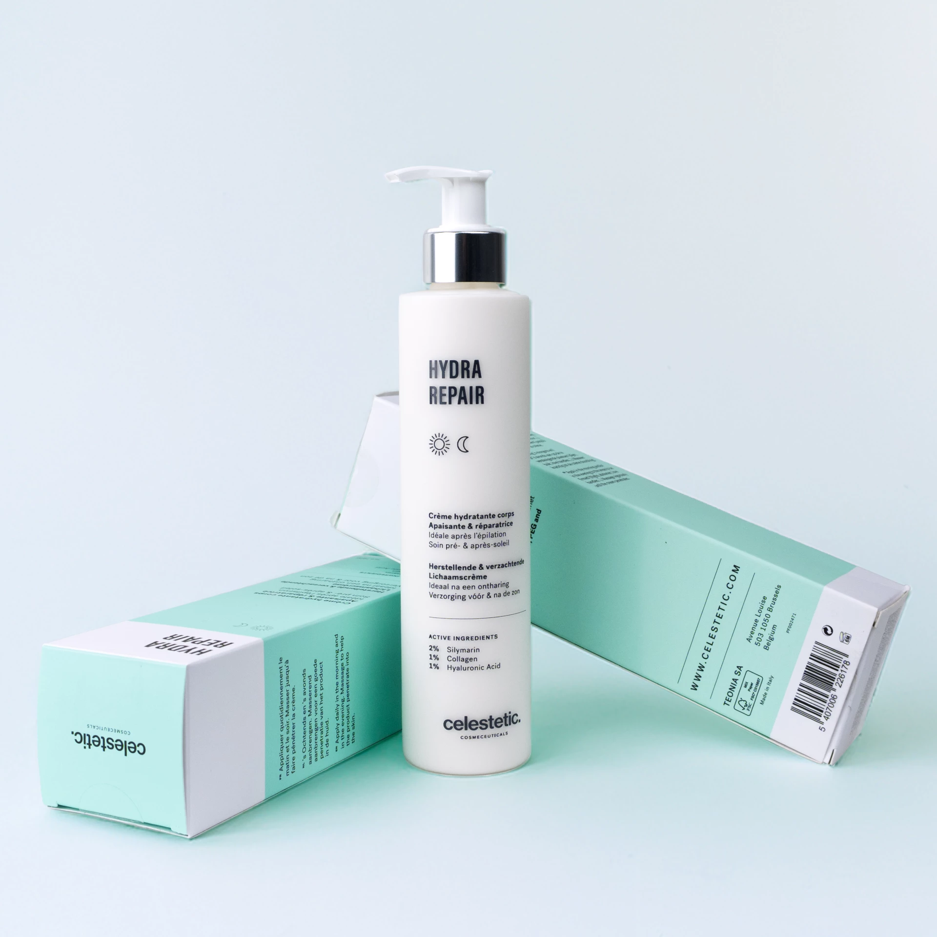 <h6>Samenstelling aan alcoholen en hun rol:</h6> Cetearyl Alcohol (verzachtend), Cetyl Palmitate (verzachtend), Alcohol Denat. (oplosmiddel en bevordert de opname van actieve stoffen)
<h6>Compenseerende ingrediënten:</h6> Hyaluronzuur (INCI: Sodium Hyaluronate), Glycerine, Caprylyl Glycol, Collageen, Glyceryl Stearate, Ethylhexylglycerin